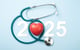 2025 with heart and stethoscope