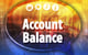 word bubbled that says account balance with related icons