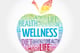 apple that says wellness in the middle
