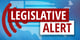 Legislative Alert words on usa background