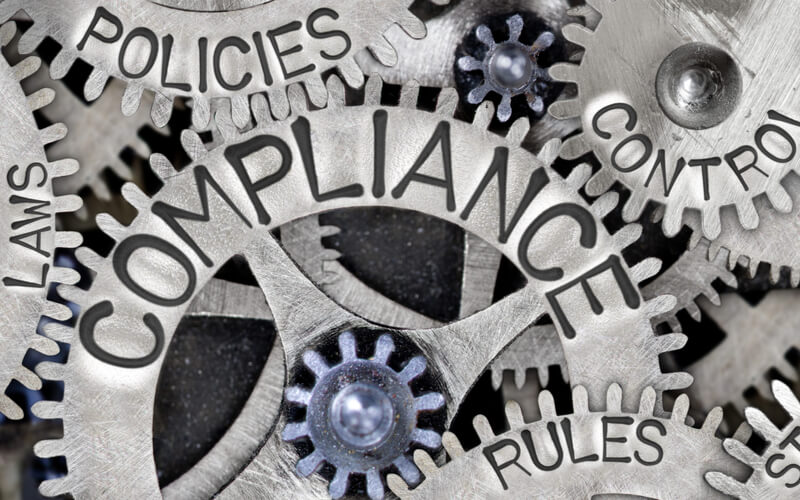 gears that say compliance
