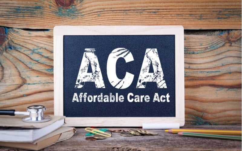 Affordable Care Act written on chalkboard