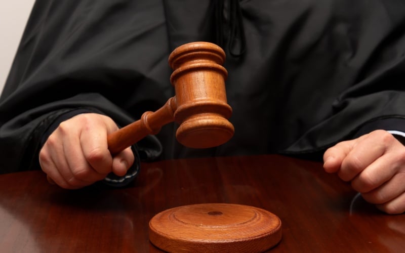 judge with gavel