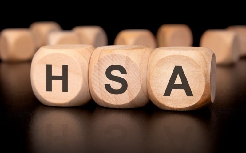 wood blocks that read HSA